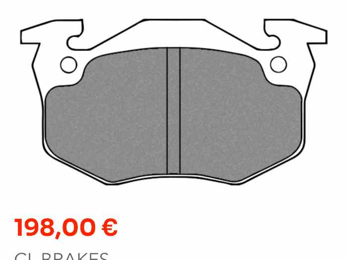 Plaquettes carbone lorraine 4034 rc5+ saxo Clio 2