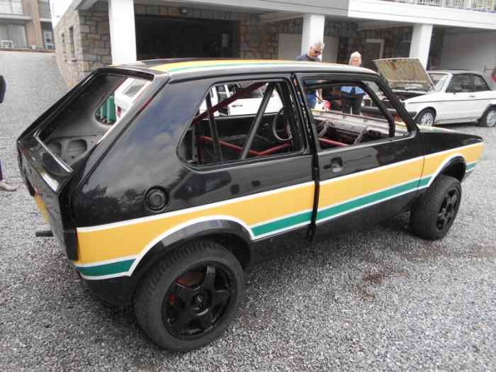 caisse de vw golf 1 gti 1981 au couleur bp unique carte grise francaise 2