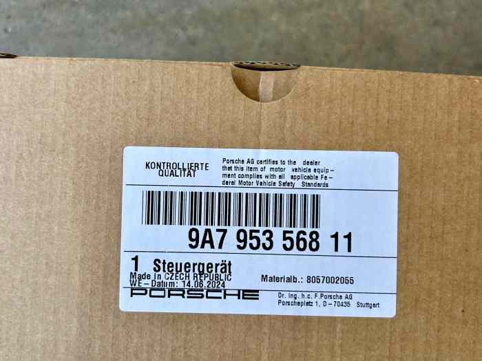 Unité commande commutateur direction Porsche Boxster 718 3