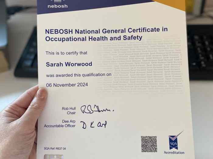 WhatsApp +31 6 87546855 Accelerate Your Career with a NEBOSH Qualification – No Exams Required