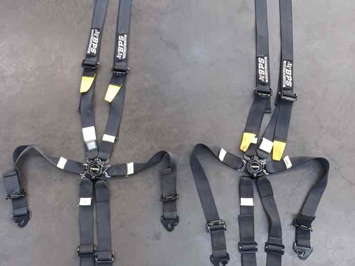2 harnais BPS Racing Saloon 6 points n...