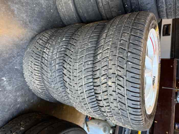 LOT JANTES 15 EVO CORSE PEUGEOT CITROEN AVEC PNEUS 0