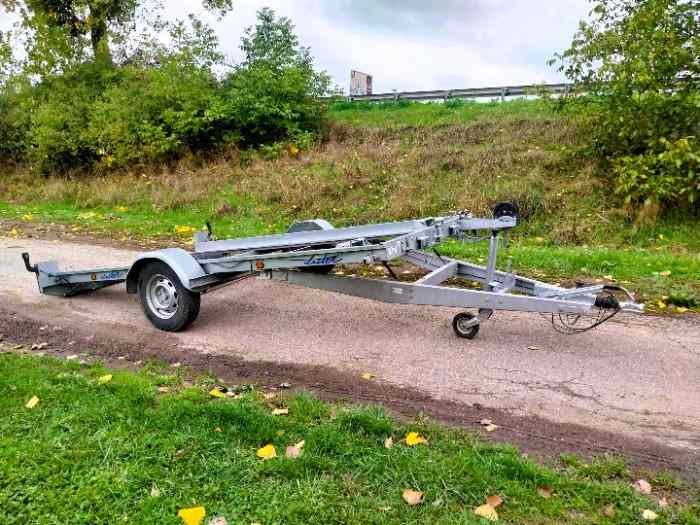Remorque plateau basculant porte voiture eco Lider 1