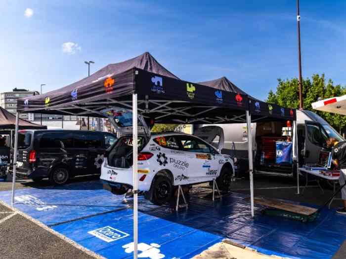 FOR SALE: PuzzleMotor; 2025 FORD FIESTA RALLY3 #190 - NEW - Tarmac or Gravel (One Kit) with 5 Rims 2