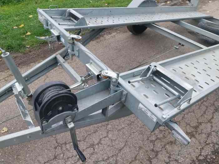 Remorque plateau basculant porte voiture eco Lider 5