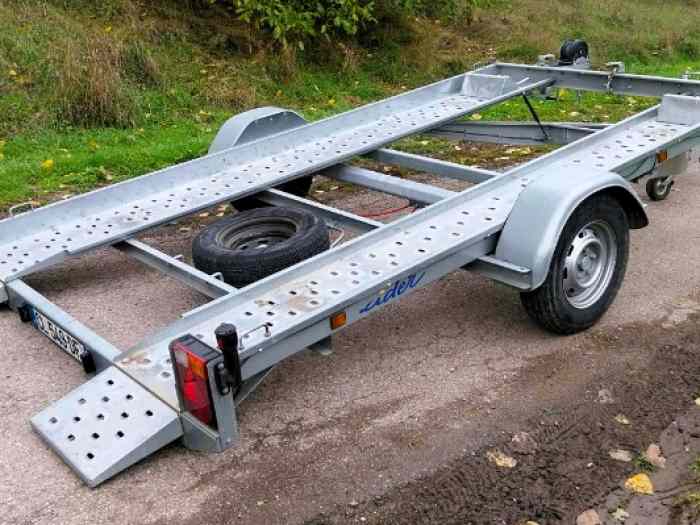 Remorque plateau basculant porte voiture eco Lider 2