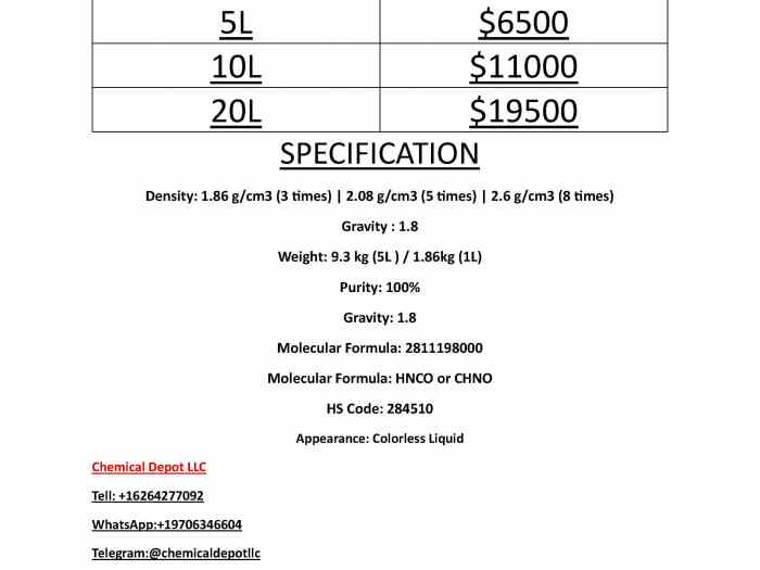 Buy Caluanie Muelear Oxidize – 100% Guaranteed from Chemical Depot LLC (USA) 2