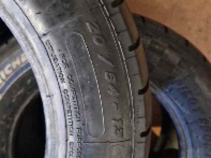 Lot 2 Set pneumatique Michelin Slick/pluie 4