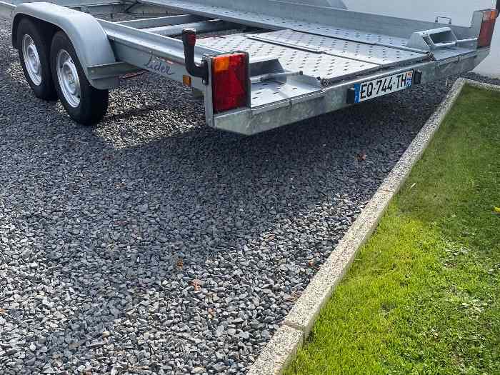 Clio 3 cup X85 + remorque double essieux 4