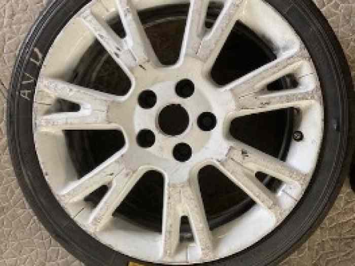 6 jantes CLIO 3 CUP X85 blanche