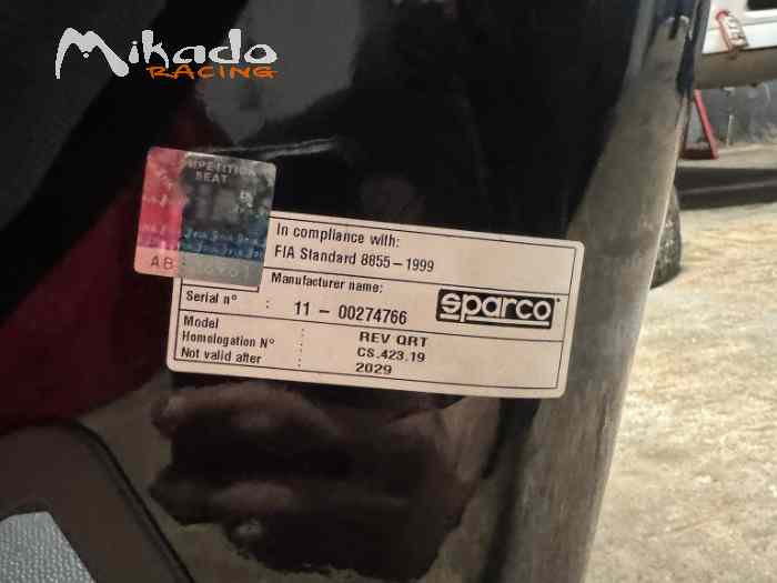 baquet Sparco REV taille M 2