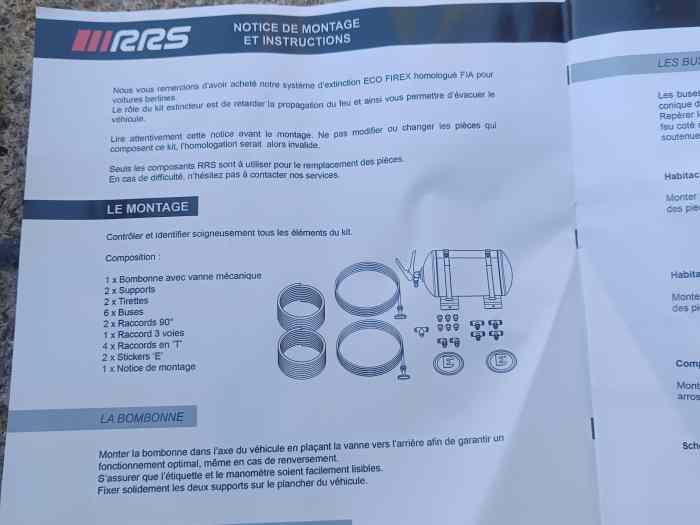Kit extincteur rrs 2