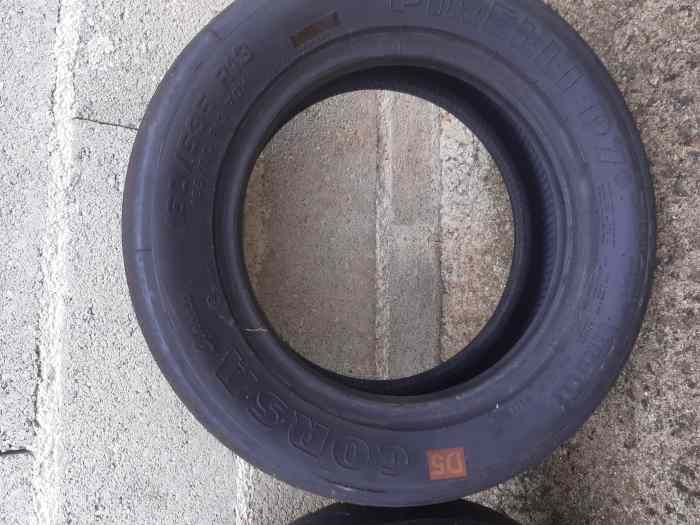 4 pneus Pirelli P7 corsa D5 165/60r13 de 2022 usé 50% 1