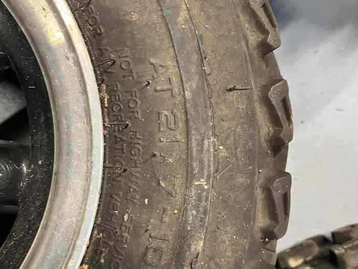 Roue complète de kart cross 2