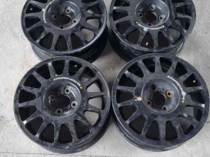 4 jantes terre clio rally5