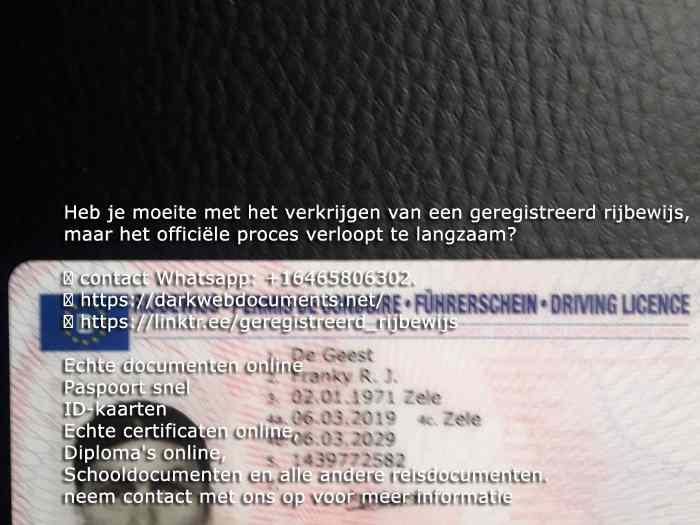 WhatzAp +16465806302) Rijbewijs kopen. Echte ID. Burgerschapsdocumenten. *darkwebdocuments.net* 1