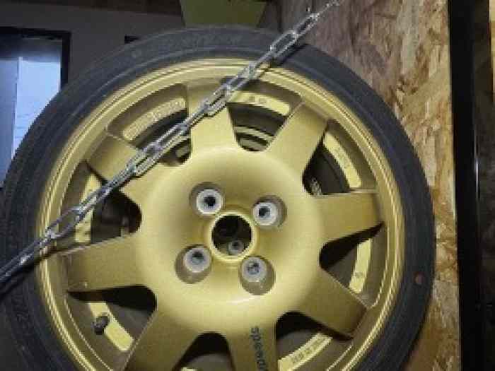 4 Roues Speedline type Williams avec 4 pneus neufs 1