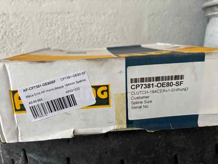 Embrayage ap racing 1