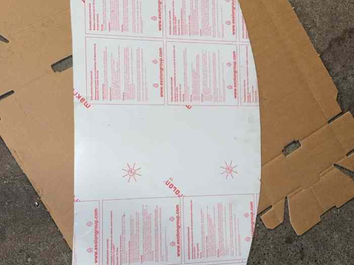 Lunette arrière makrolon 208
