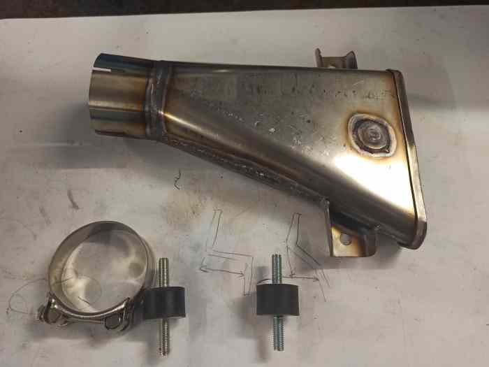 Sortie échappement latérale inox 0