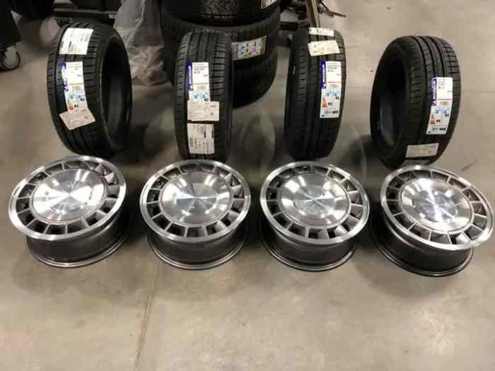 JANTES TURBINE CLIO 16 S AVEC PNEUS MI...