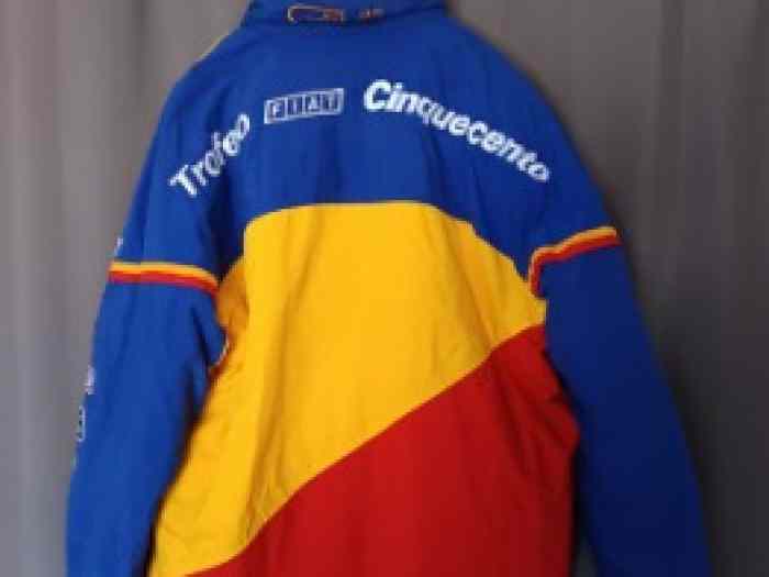 Blouson sparco fiat cinquecento trofeo original rallye 3