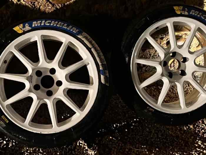 Jantes braid en 18 ET10 pour Mitsu Evo 7/8/9/10