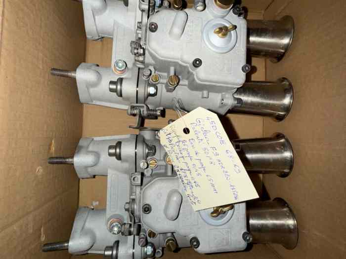 2 Carburateurs Weber