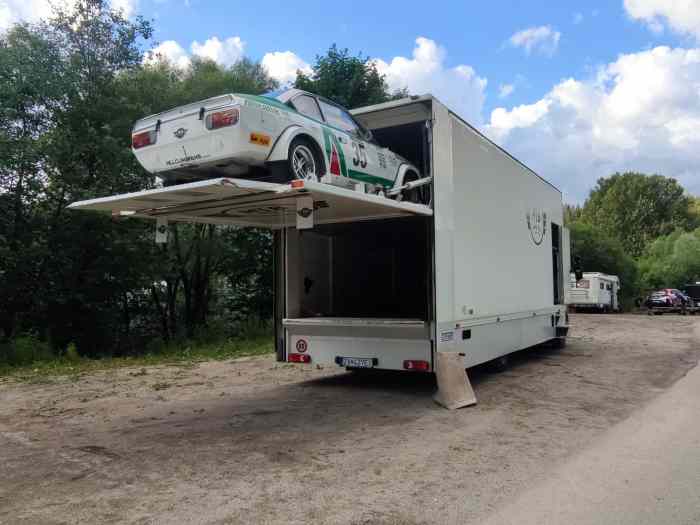 Volvo FL24O - 3 race cars transporter 1