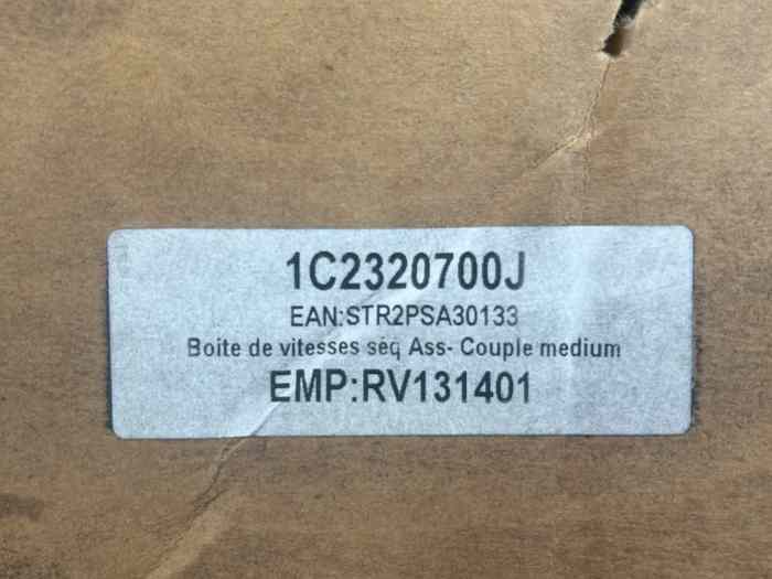 Boîte 208 R2 neuve couple médium 5