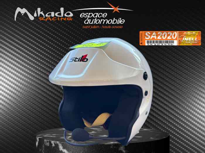 Casque Jet STILO SPORT PLUS FIA 8859 2015 SA2020 Hans Taille 55