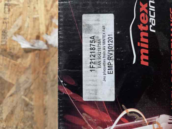 Plaquettes AV 208 Rally4 Mintex 0