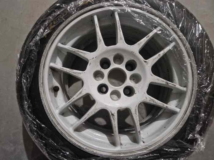 Jantes Renault 7x15 4x100 ET43 Clio Ragnotti GrN 2