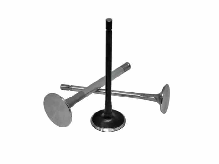 Soupapes forgées acier Renault R5 GT Turbo GrN traitement Black Nitride