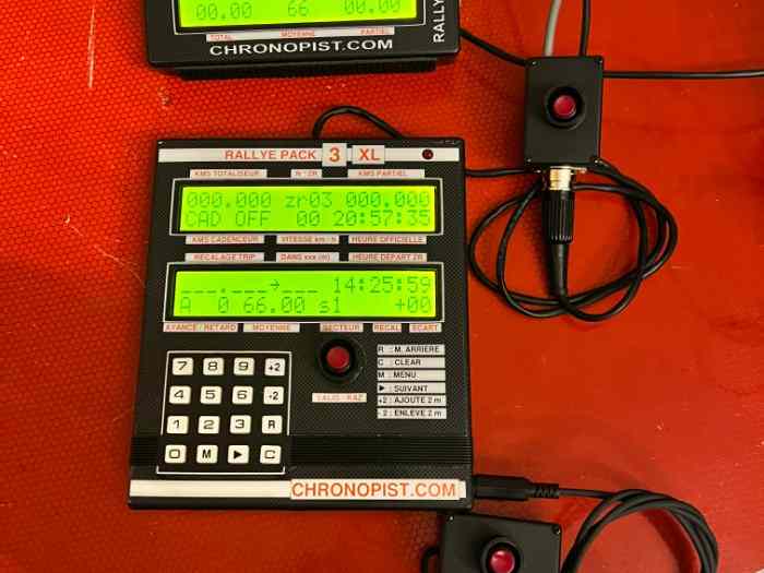 Tripmaster cadenceur Chronopist RALLYE...