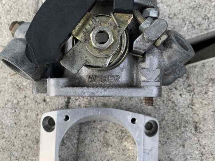 Golf 1 gti 1600 1800 16s oettinger weber redline mono volet papillon 0