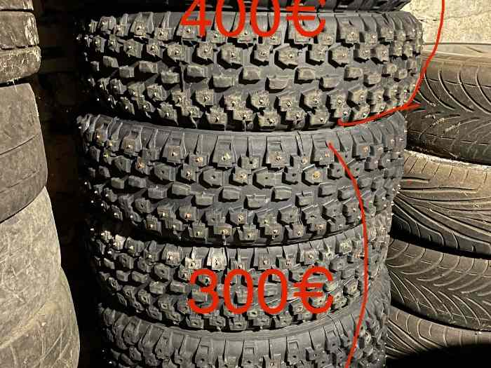 6 pneus clou en 15 idéal devoluy ou ronde du jura 0