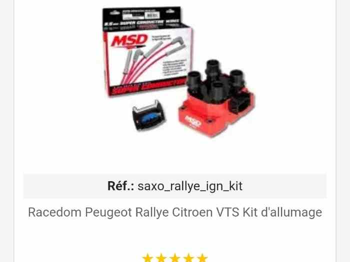 Bobine + fils bougies renforcés 106/saxo