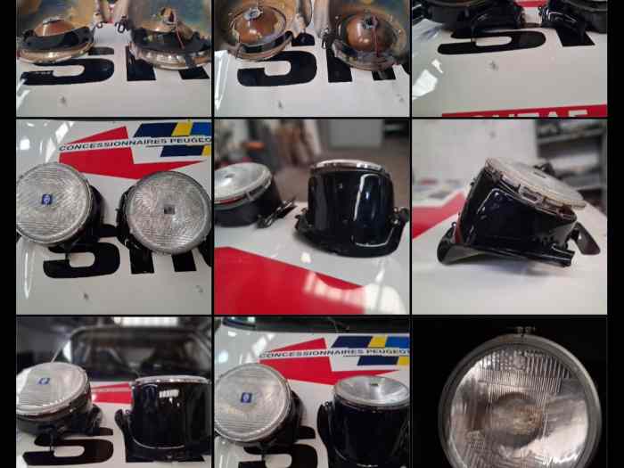 2 phares de virage 207 diam. 200