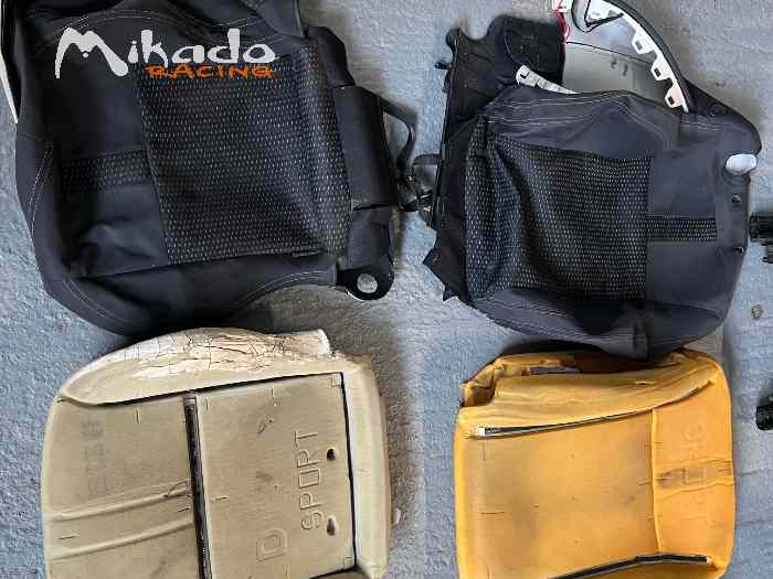 Sièges Clio 3 RS complets à refaire 2