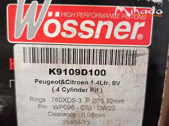 Pistons wossner 9109D100 106 xsi/ax gti 3