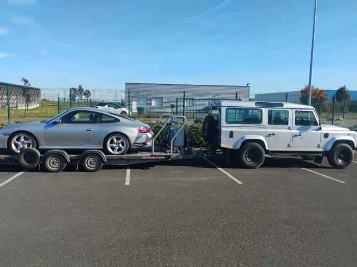 remorque porte voiture brian james A4 avec options.