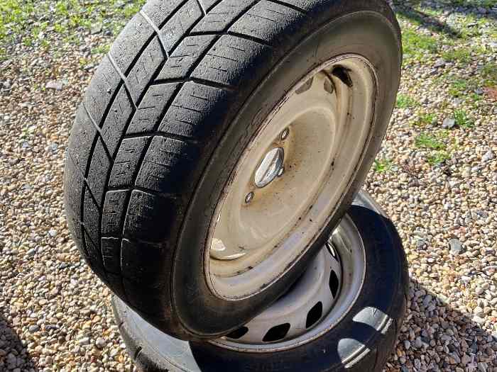 4 pneus pluies Hankook 14 pouces 0