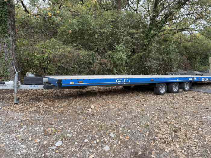 Remorque Porte voiture TA-NO 3 essieux...