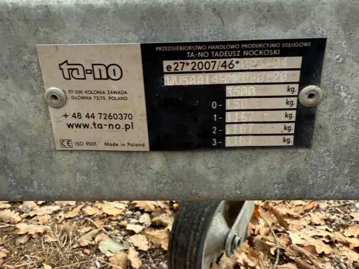 Remorque Porte voiture TA-NO 3 essieux 10m de long 4