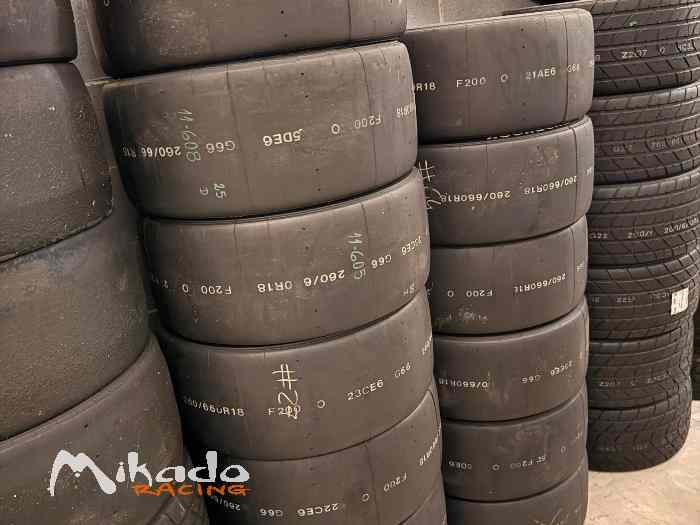 Pneus slicks neufs Hankook 260/66X18 TCR Italie 2025 1