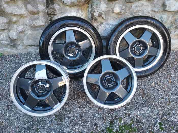 Jantes + pneus clio rs ragnotti 15p 4