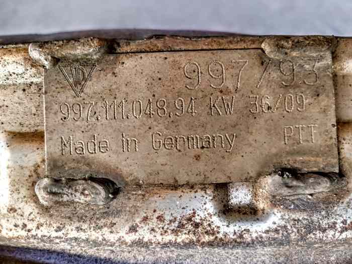 Porsche 997.2 GT3 silencieux échappement 3