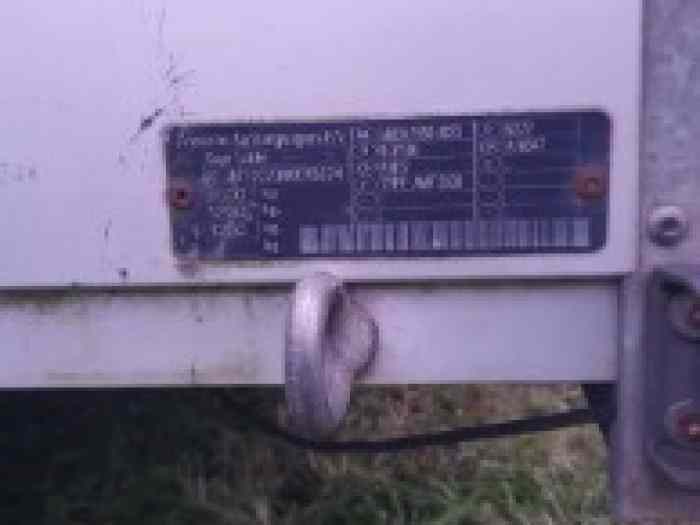 Remorque plateau Anssems 2.500kg 5