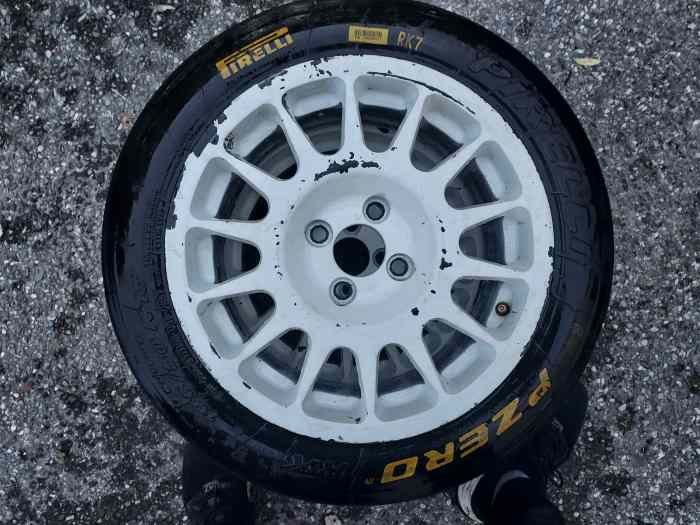 Jantes + pneus clio rs ragnotti 15p 2